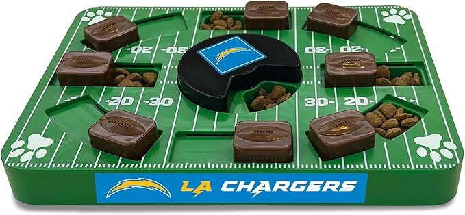 NFL LA Chargers Interactive Puzzle Treat Toy for Dogs