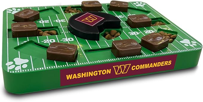 Flauntly Paws NFL Washington Commanders Puzzle Treat Toy