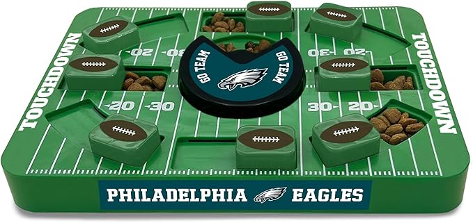 NFL Philadelphia Eagles Large Interactive Puzzle Treat Toy for Dogs