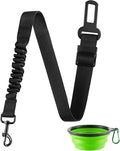 Retractable Dog Car Seat Belt – Adjustable Safety Harness Leash (Black)