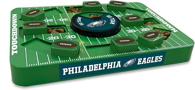 NFL Philadelphia Eagles Large Interactive Puzzle Treat Toy for Dogs