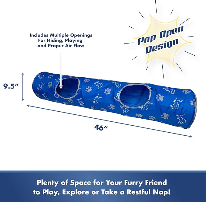 Detroit Lions NFL Cat Tunnel with Catnip Football
