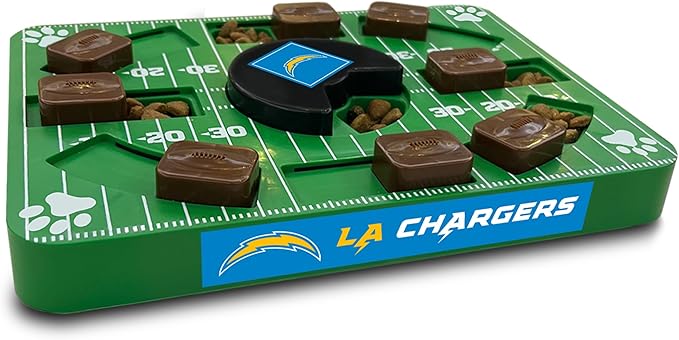 NFL LA Chargers Interactive Puzzle Treat Toy for Dogs