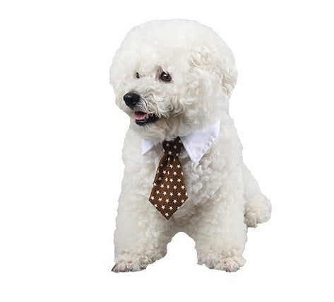 Cartoon Print Dog Tie