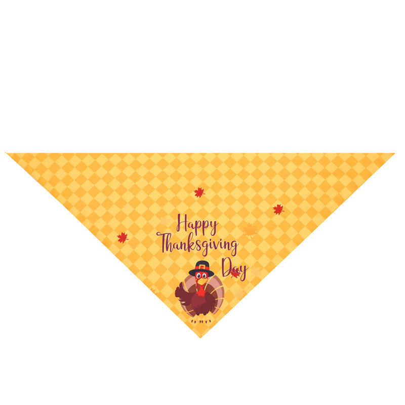 Thanksgiving Pet Bandana | Turkey & Fall Harvest Styles