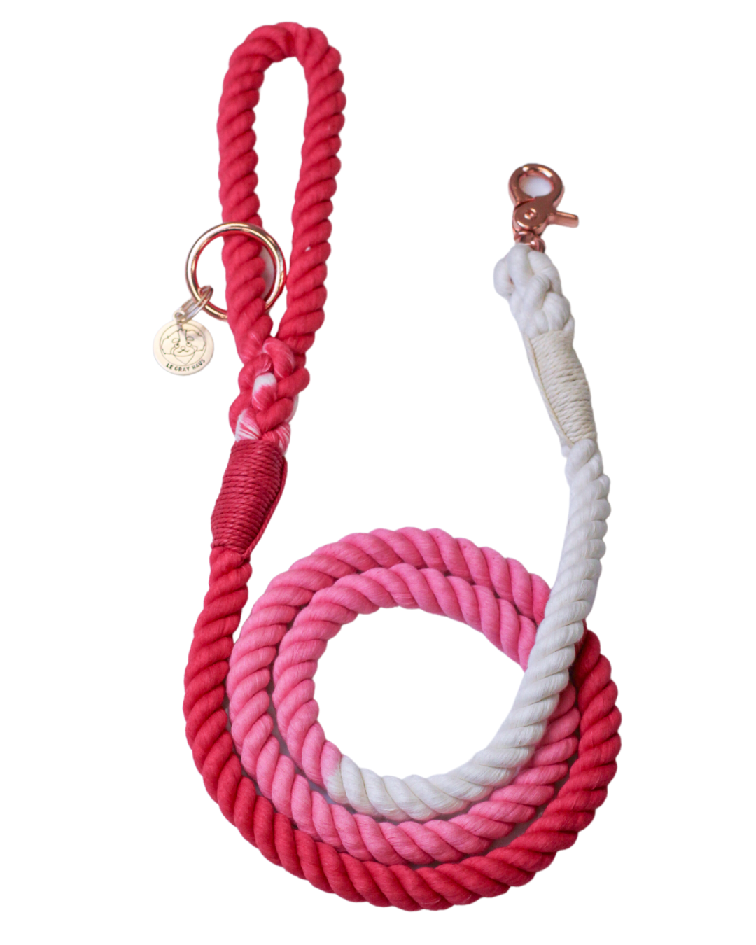 Flauntly Paws Ombre Cotton Rope Dog Leash