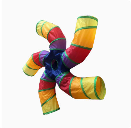 The Flauntly Paws Play Tunnel — Interactive Cat Tunnel Toy for Cats & Kittens