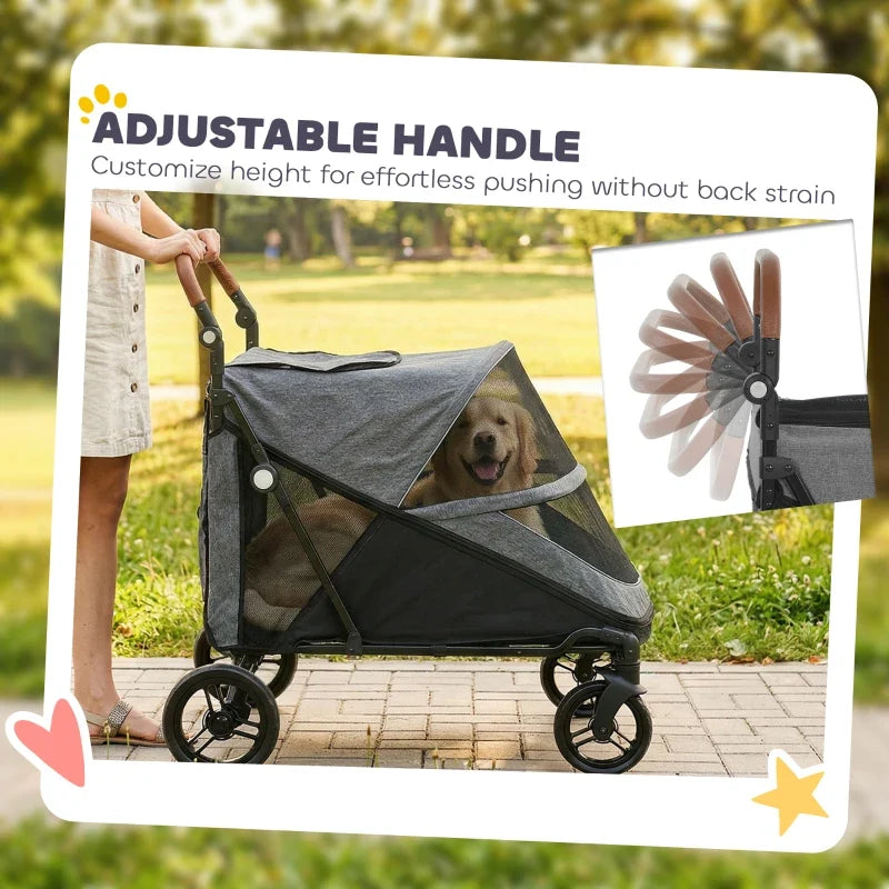 All-Terrain Large Dog Stroller — Up to 66 lbs