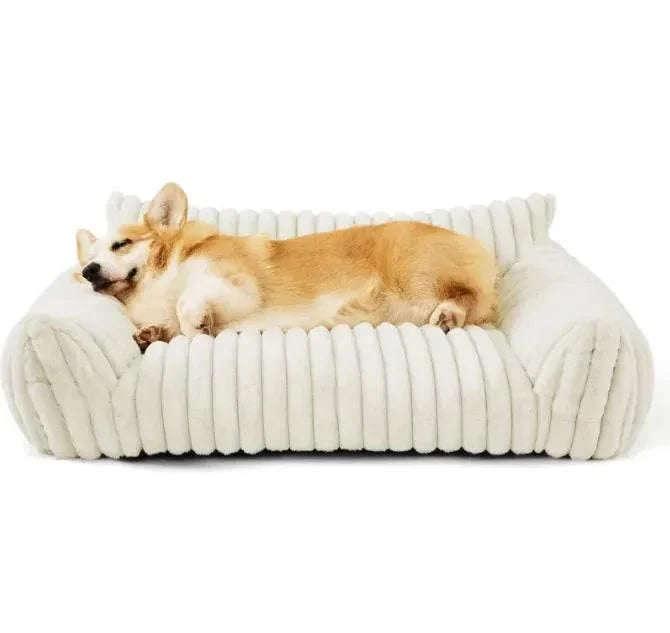 Snoozy Dream Orthopedic Dog Bed | Washable Fluffy Pet Sofa