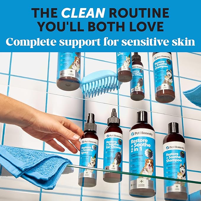 Restore + Soothe 2-in-1 Shampoo & Conditioner for Dogs & Cats