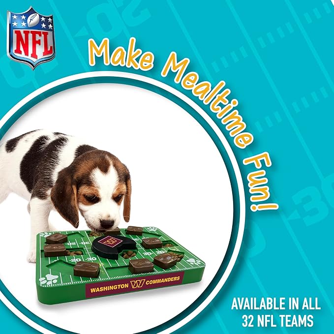 Flauntly Paws NFL Washington Commanders Puzzle Treat Toy