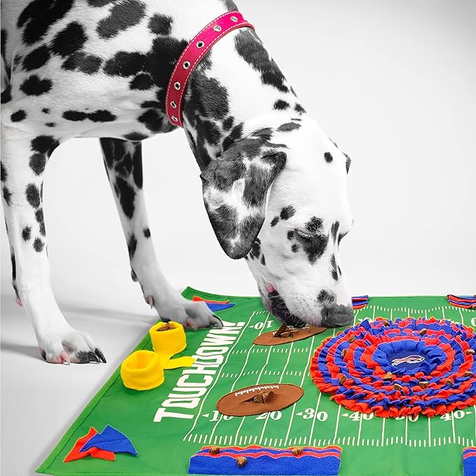 NFL Buffalo Bills Dog Snuffle Mat | Officially Licensed | Slow Feeder Puzzle Toy