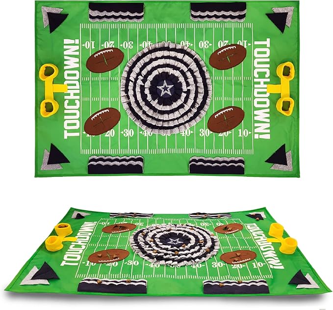 NFL Dallas Cowboys Dog Snuffle Mat | Officially Licensed | Slow Feeder Puzzle Toy
