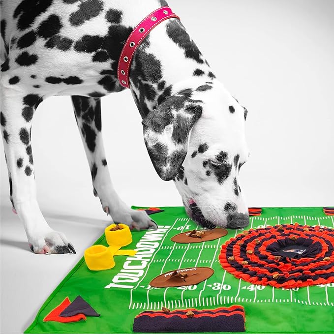 NFL New England Patriots Dog Snuffle Mat | Officially Licensed | Slow Feeder Puzzle Toy