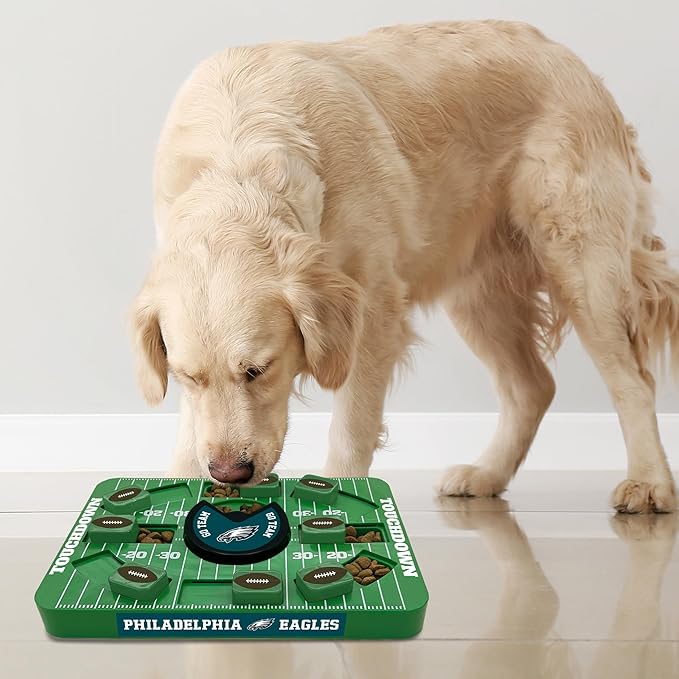 NFL Philadelphia Eagles Large Interactive Puzzle Treat Toy for Dogs