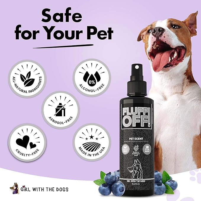 Blueberry Bubblegum Pet Cologne Spray | 8 oz – For Dogs & Cats