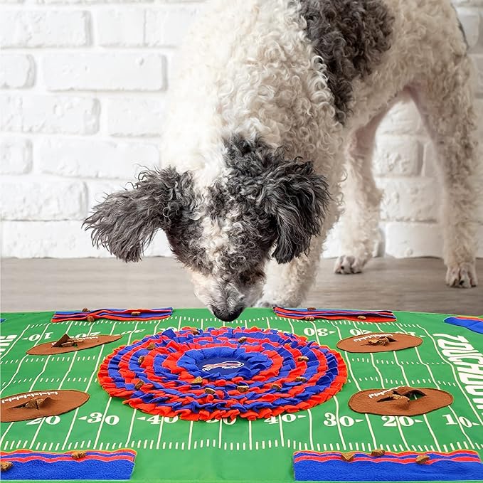 NFL Buffalo Bills Dog Snuffle Mat | Officially Licensed | Slow Feeder Puzzle Toy
