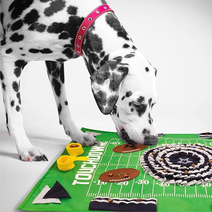 NFL Dallas Cowboys Dog Snuffle Mat | Officially Licensed | Slow Feeder Puzzle Toy