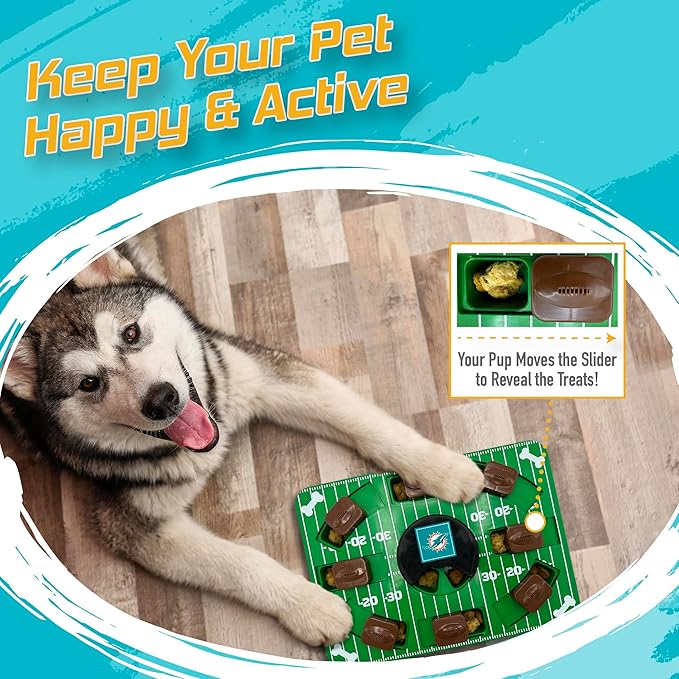 Miami Dolphins NFL Puzzle Treat Toy