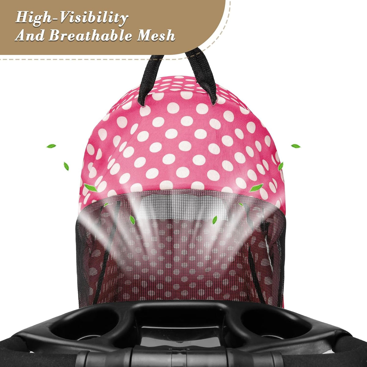 Flauntly Paws Foldable Pet Stroller with Storage Basket