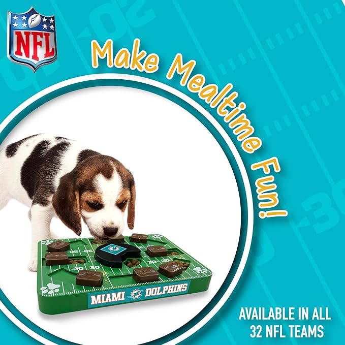 Miami Dolphins NFL Puzzle Treat Toy