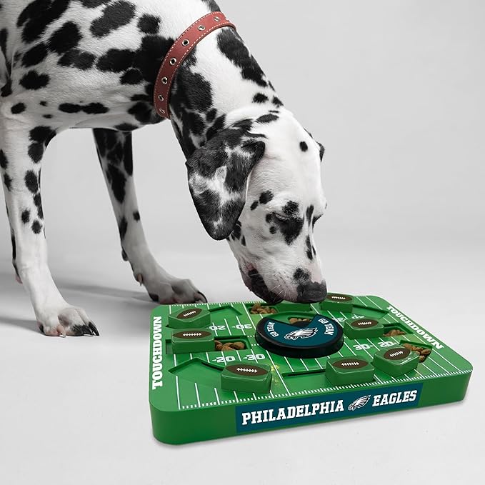 NFL Philadelphia Eagles Large Interactive Puzzle Treat Toy for Dogs