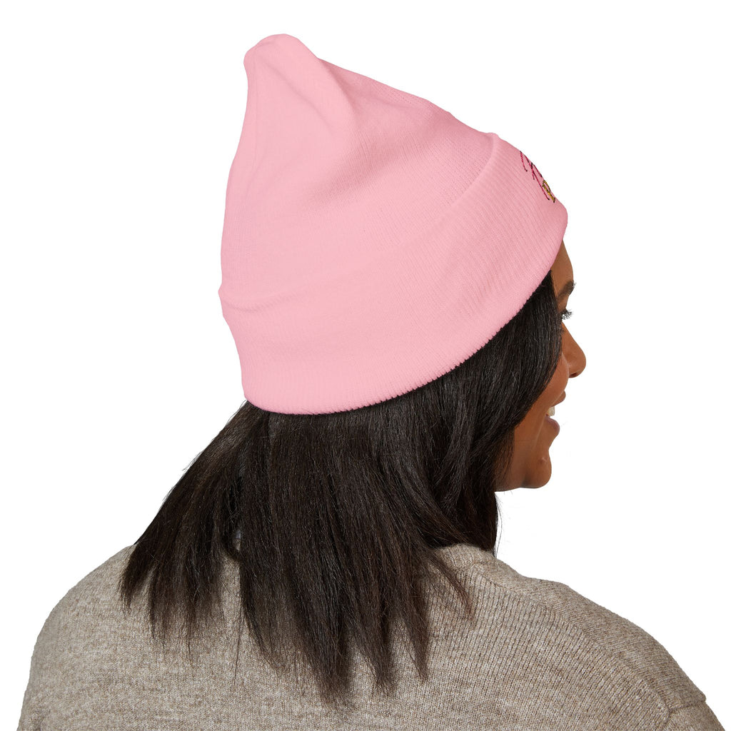 Embroidered Classic Cuffed Beanie | Flauntly Paws