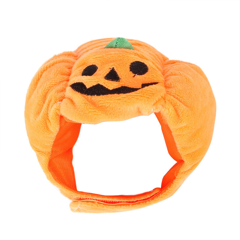 Halloween Pumpkin Head Hat for Dogs & Cats
