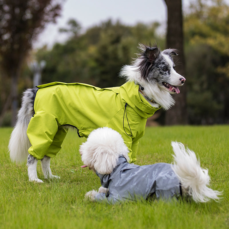 Flauntly Paws Reflective Waterproof Rain Coat for Dogs