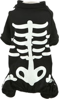 Glow-in-the-Dark Skeleton Dog Jumpsuit
