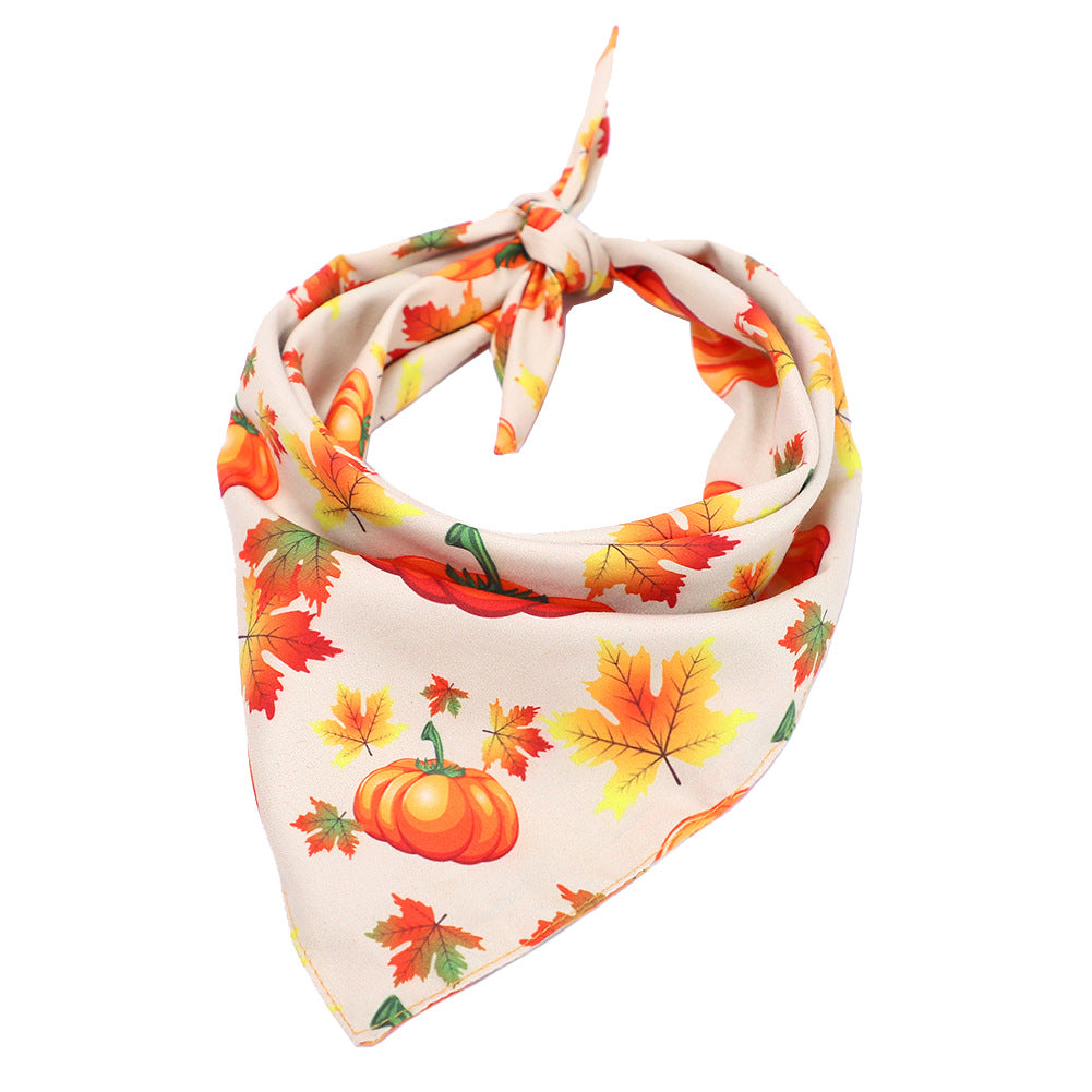 Thanksgiving Pet Bandana | Turkey & Fall Harvest Styles