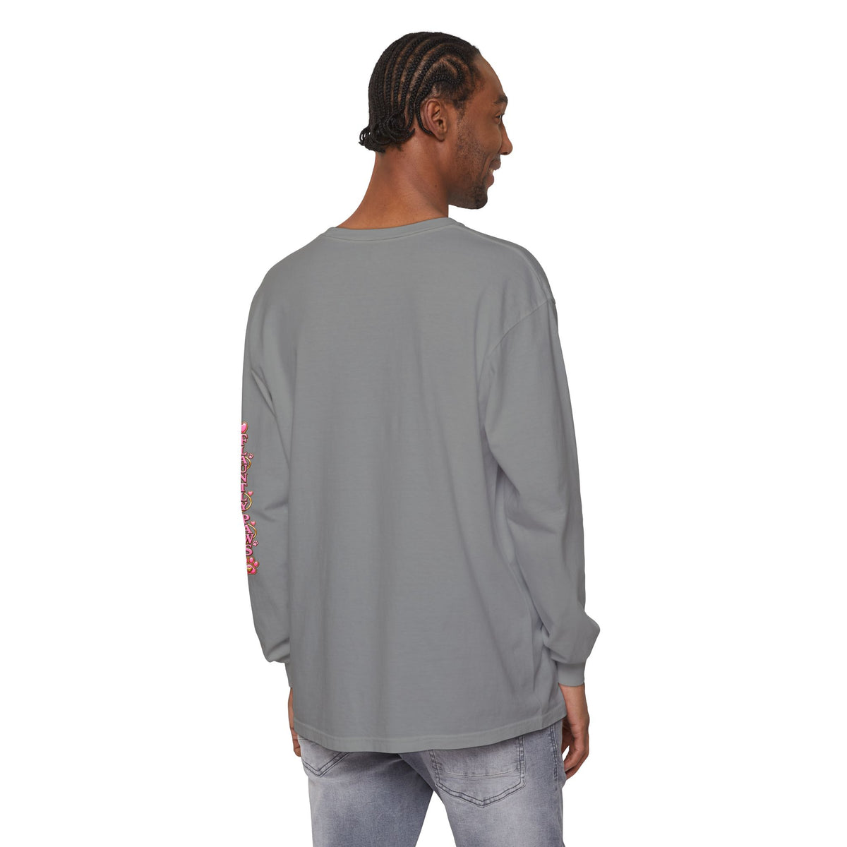 Garment-Dyed Long Sleeve Tee | Flauntly Paws