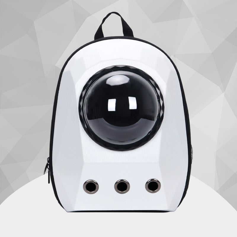 Space Capsule Pet Backpack – Transparent Bubble Carrier for Cats & Dogs