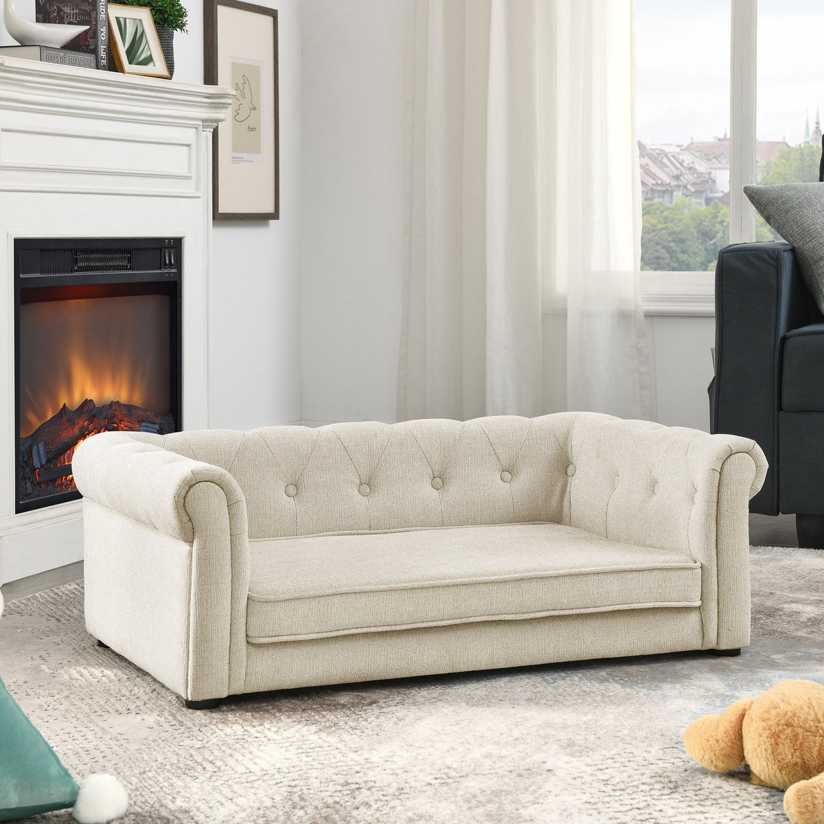 Elevated Pet Sofa Bed | Luxury Dog Couch for Medium & Large Dogs