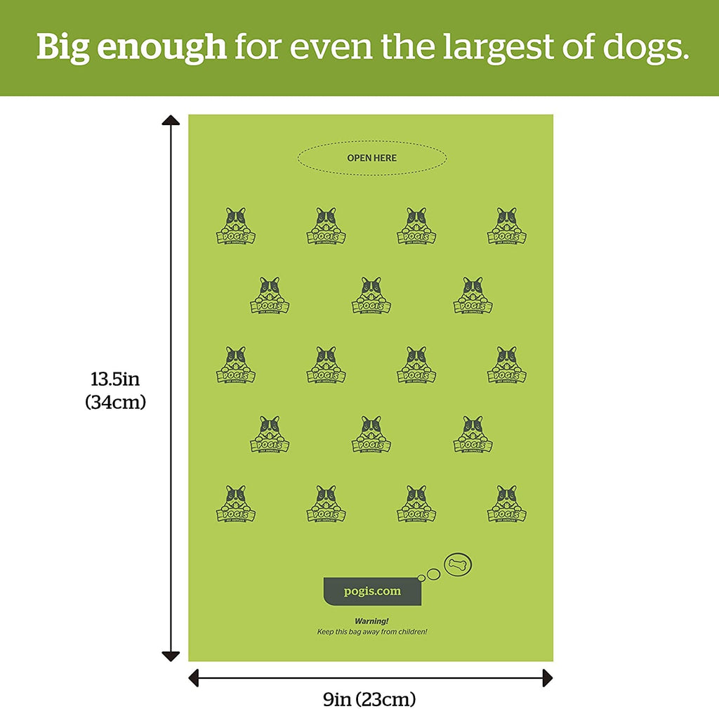 Pogi’S Dog Poop Bags - 10 Rolls (150 Doggie Poop Bags)
