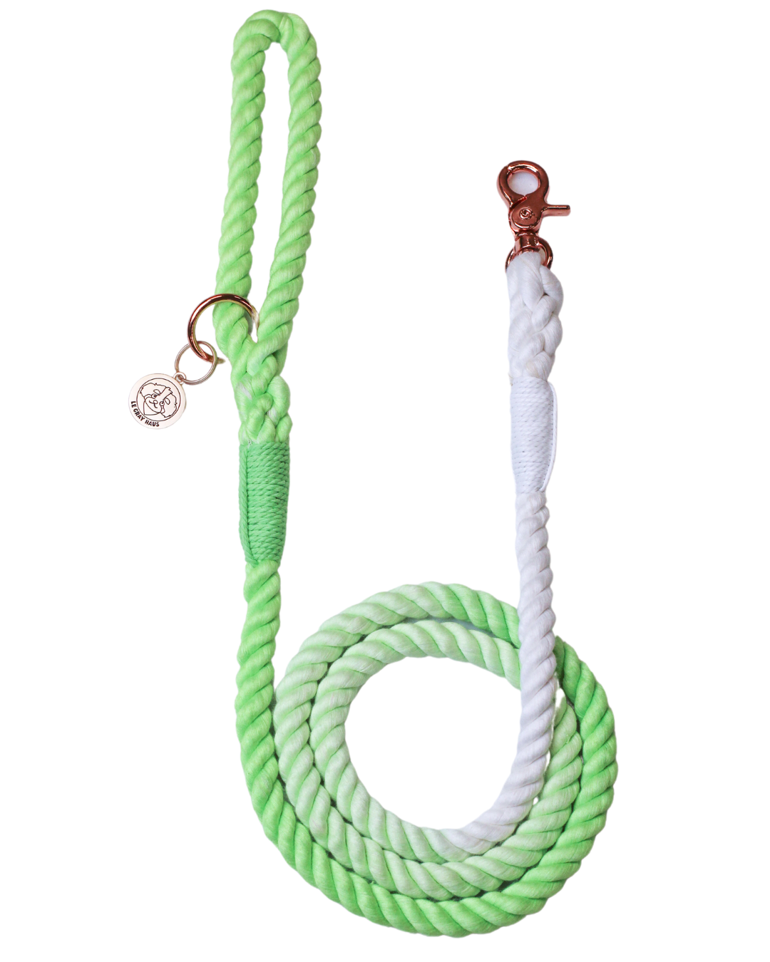Flauntly Paws Ombre Cotton Rope Dog Leash