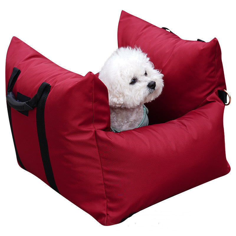 Luxury Portable Car Pet Nest – Removable & Washable Travel Bed