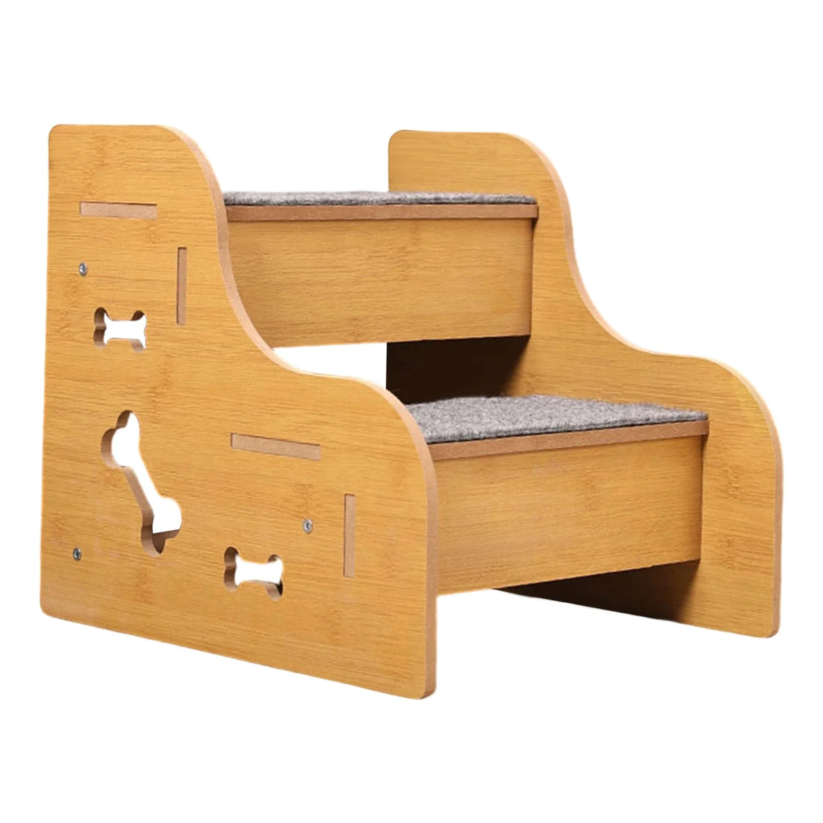 Wooden Pet Stairs for Small Dogs & Cats | 2, 3, or 4 Step