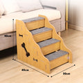 Wooden Pet Stairs for Small Dogs & Cats | 2, 3, or 4 Step