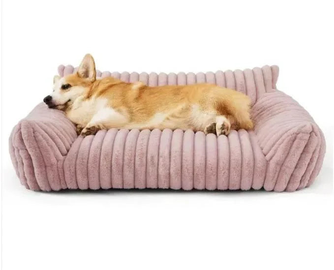 Snoozy Dream Orthopedic Dog Bed | Washable Fluffy Pet Sofa