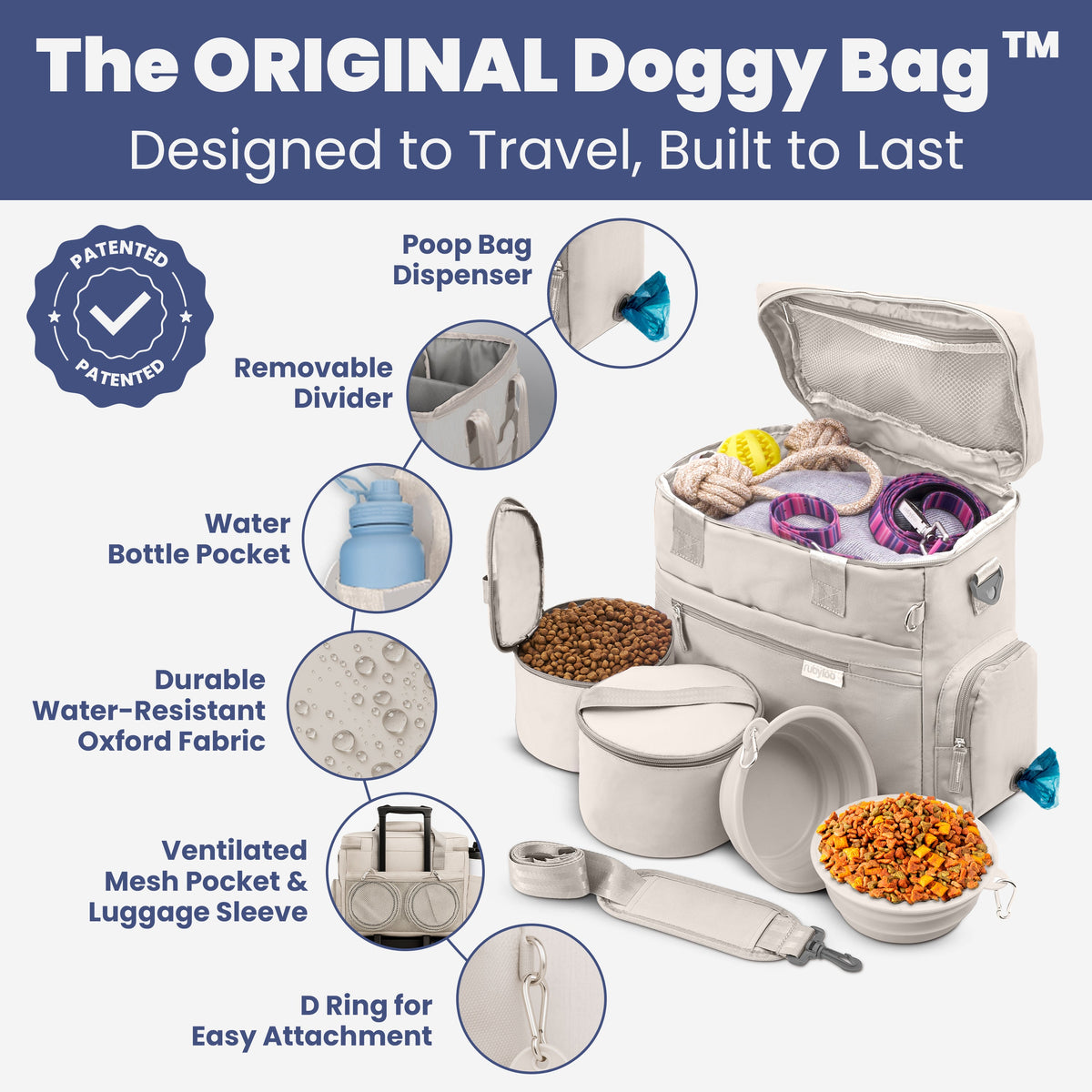 The Original Doggy Bag™ — Premium Dog Travel Bag