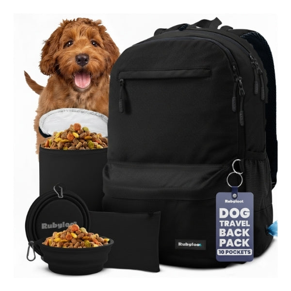 The Original Doggy Bag™ | 6-Piece Dog Supply Backpack | Carry-On Approved