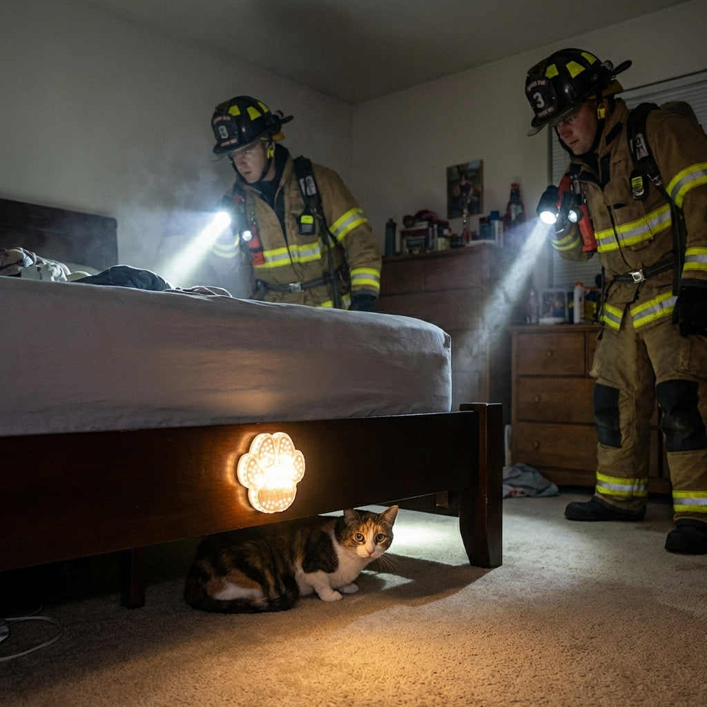 The Rescue Retriever™ — Firefighter-Designed Pet Smoke Detector & Strobe Alert