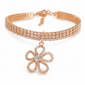 Crystal Bloom Pet Necklace