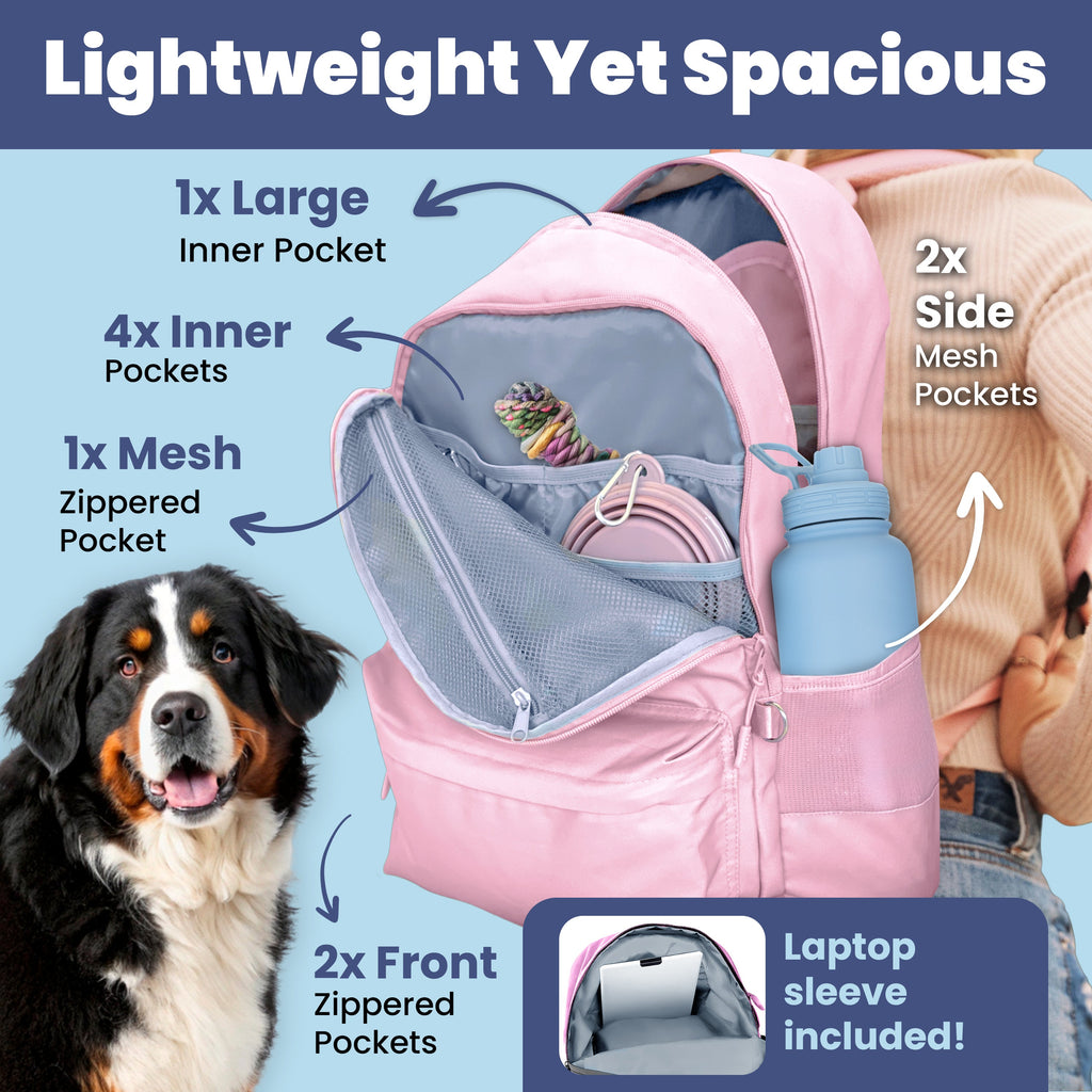 The Original Doggy Bag™ | 6-Piece Dog Supply Backpack | Carry-On Approved
