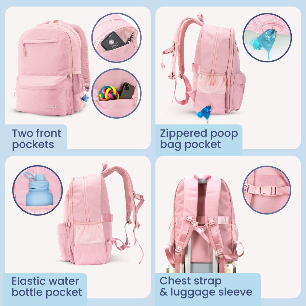The Original Doggy Bag™ | 6-Piece Dog Supply Backpack | Carry-On Approved