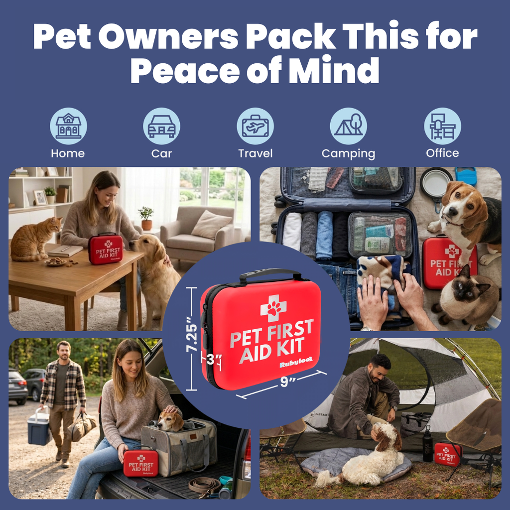 The Flauntly Paws First Aid Kit — Vet-Approved Emergency Kit for Dogs & Cats
