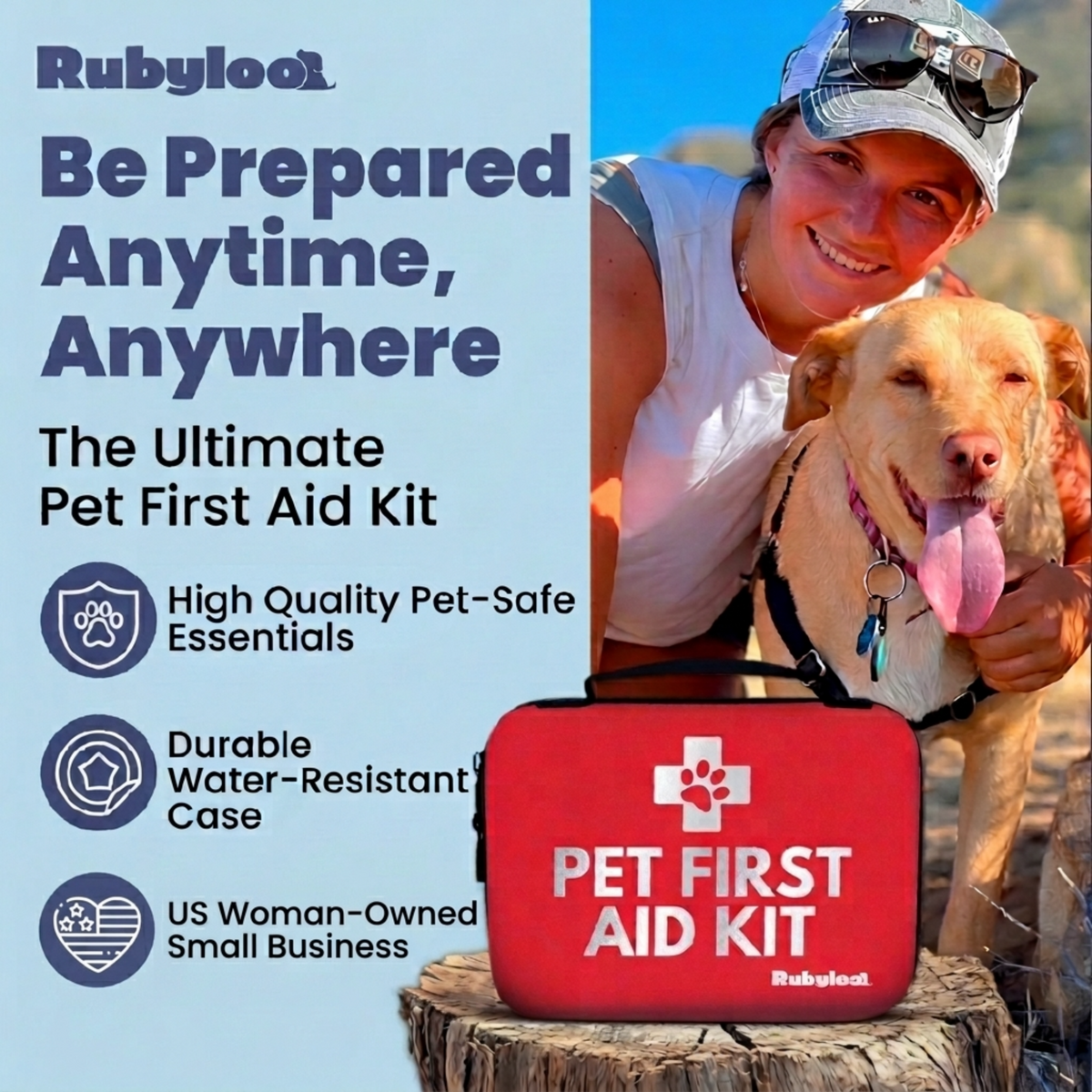 The Flauntly Paws First Aid Kit — Vet-Approved Emergency Kit for Dogs & Cats