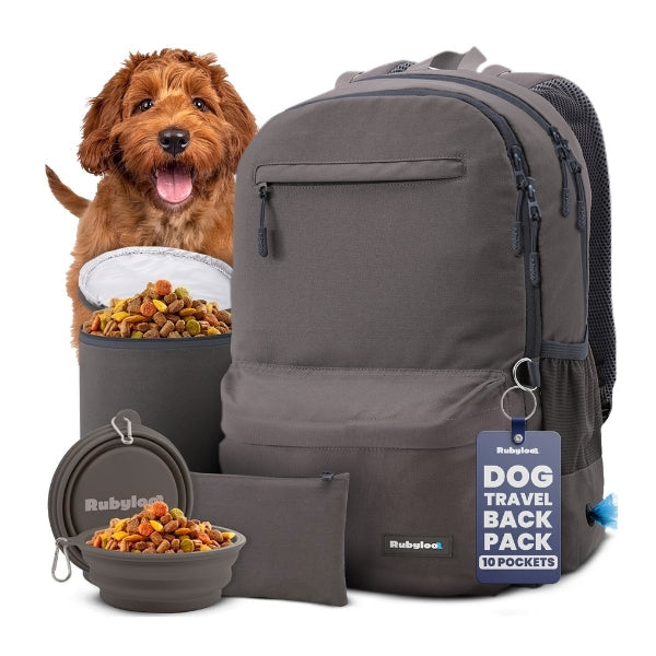 The Original Doggy Bag™ | 6-Piece Dog Supply Backpack | Carry-On Approved