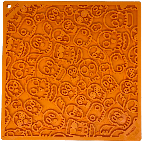 SodaPup Zombie eMat — Halloween Enrichment Lick Mat for Dogs & Cats